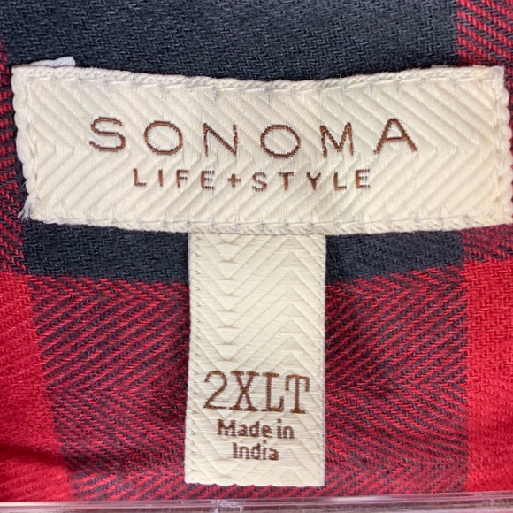 Sonoma Long Sleeve Button Front Shirt - Picture 3 of 6